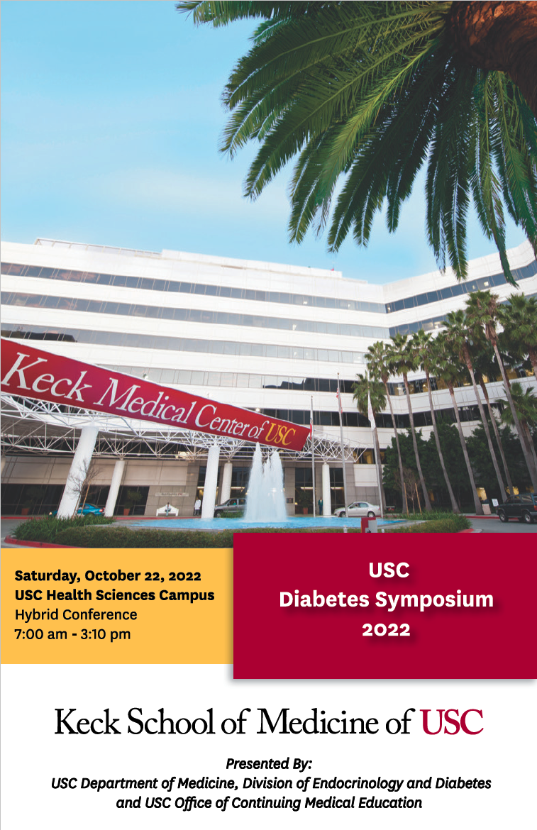 USC Diabetes Symposium 2022 Banner